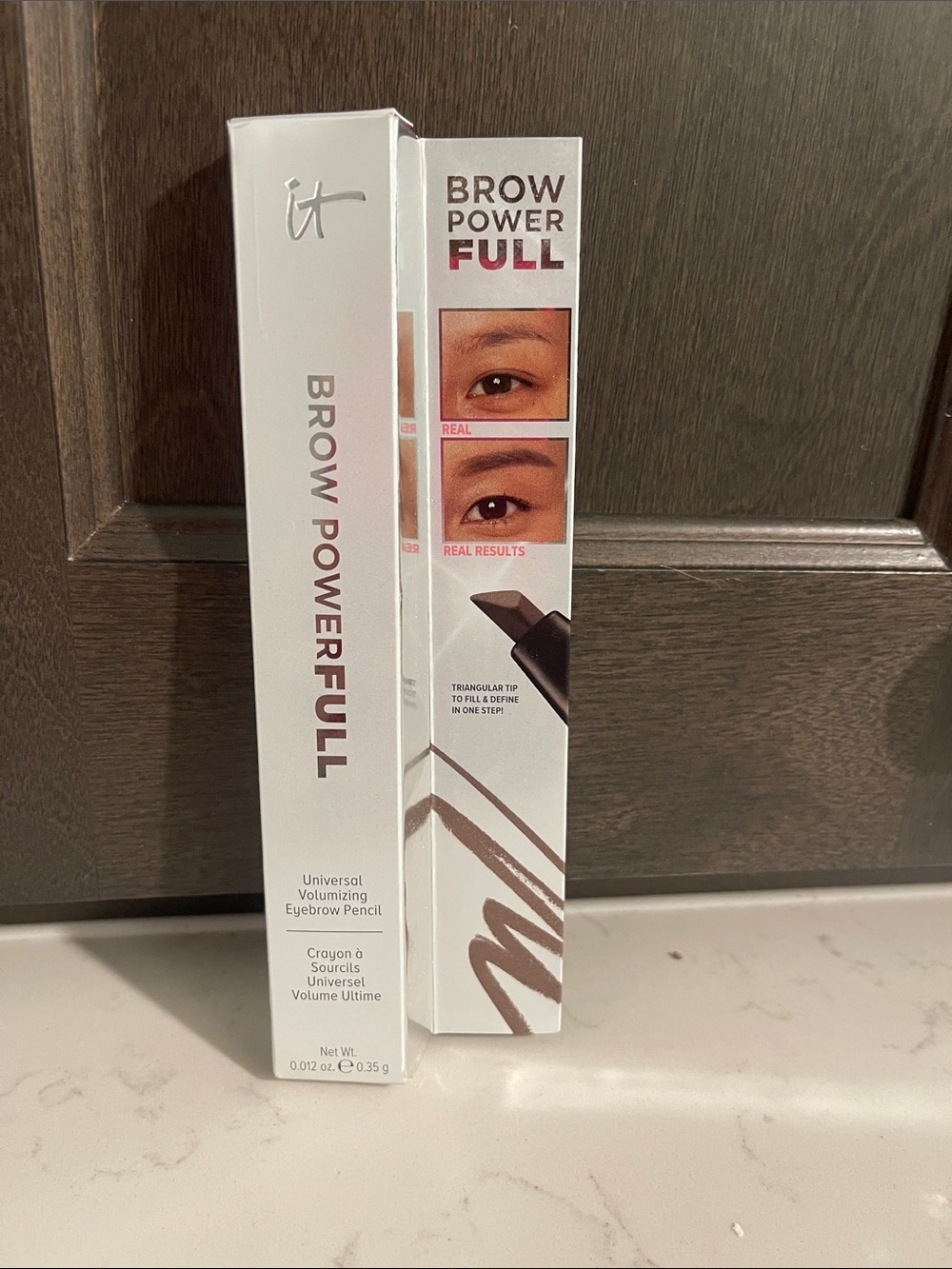 It Cosmetics Brow Powerful. 0.012 oz. Universal Taupe-new
